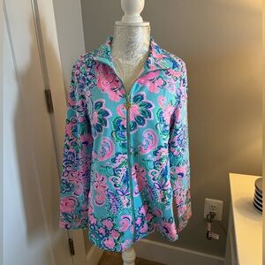 Lilly Pulitzer Leona UPF 50+ Zip-Up